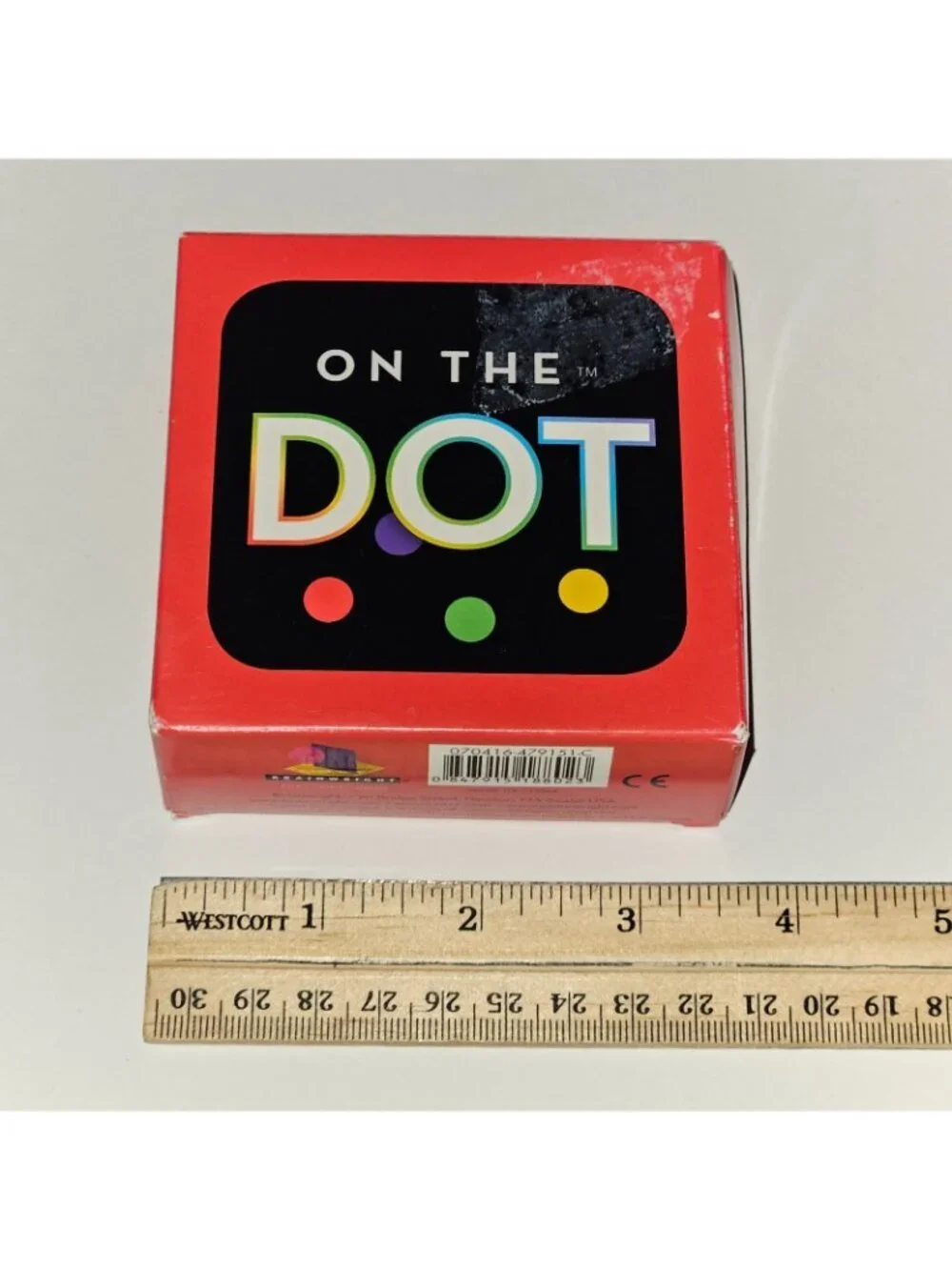 On The Dot Super Spotted Brain Teaser Card Game Box Wear Cards Sealed